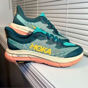 Hoka One One Mafate Speed 4 Teal Green Trail Running Shoes Women’s Size 9.5 B